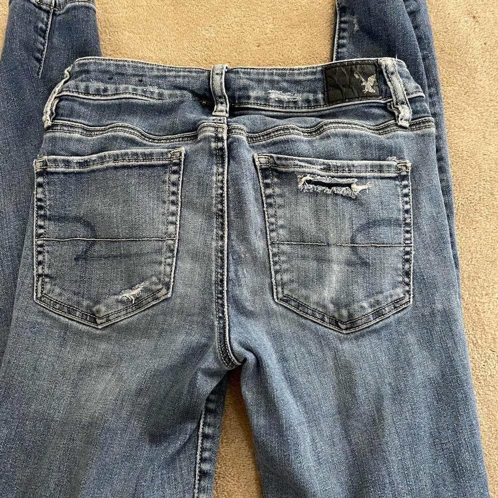 American eagle ripped jeans